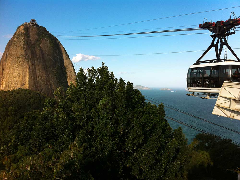 Sugarloaf (Pão de Açucar): Jump on the cable car and admire Rio